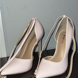JustFab Blush Pink Stiletto Heels